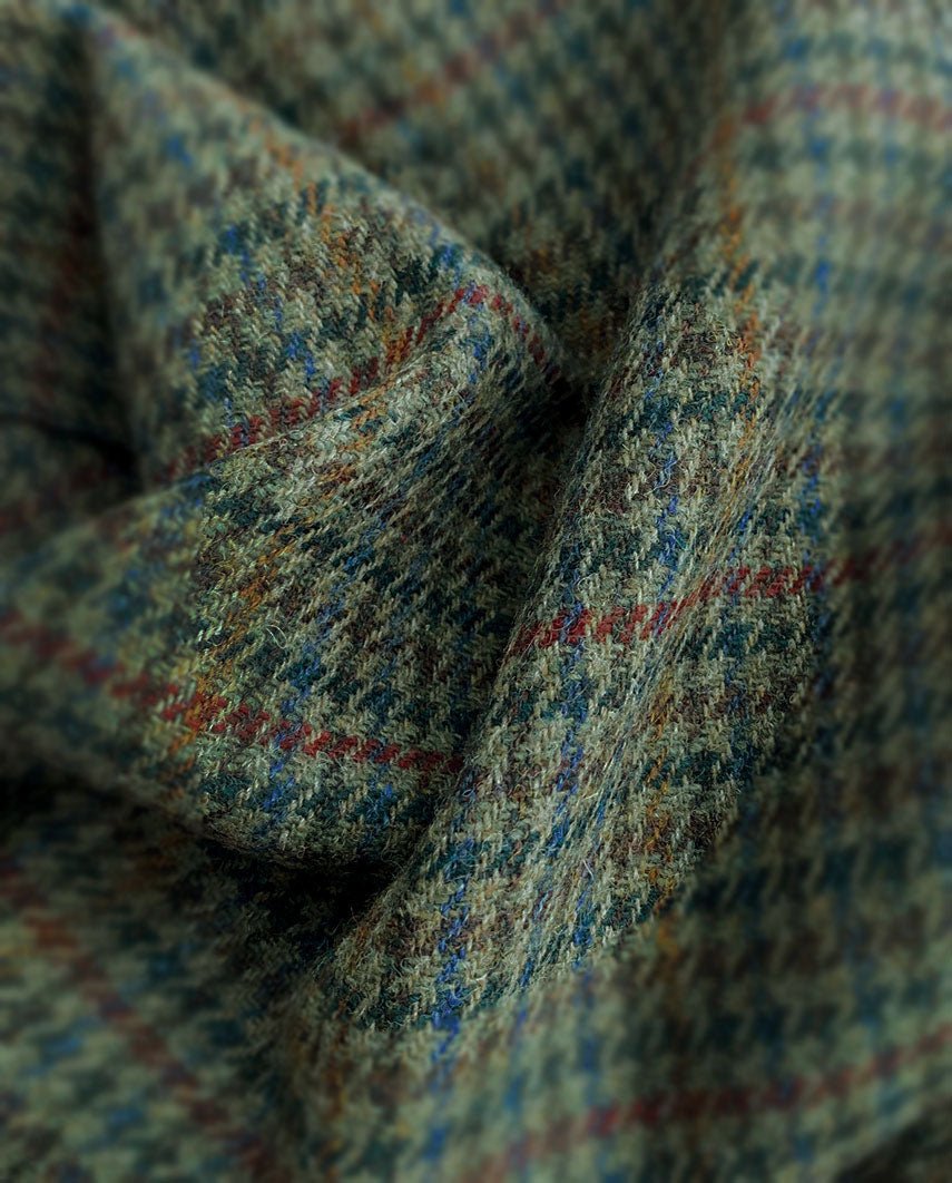 Harris Tweed Blazer ''Carola'' in Green Castle - Wellington of Bilmore