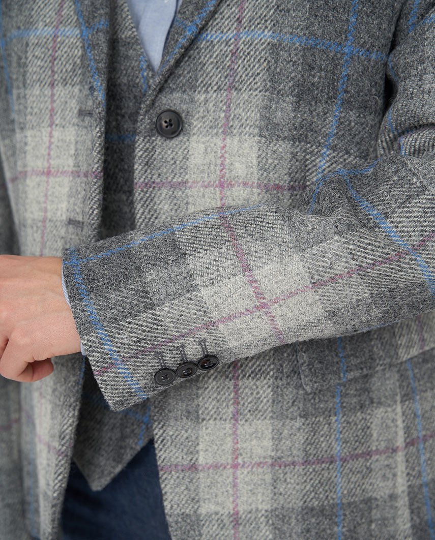 Harris Tweed Blazer ''Ladiesclub'' in Queen check - Wellington of Bilmore