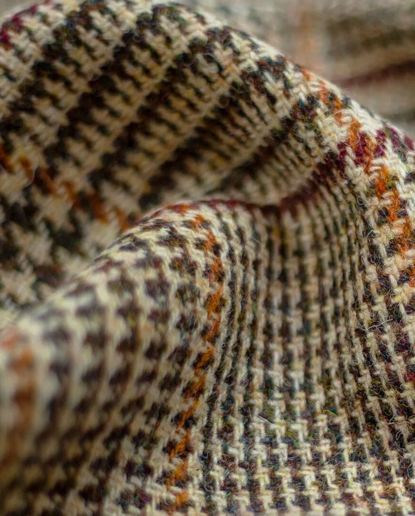 Harris Tweed Mütze "Henry Cap" im scottish Check - Wellington of Bilmore