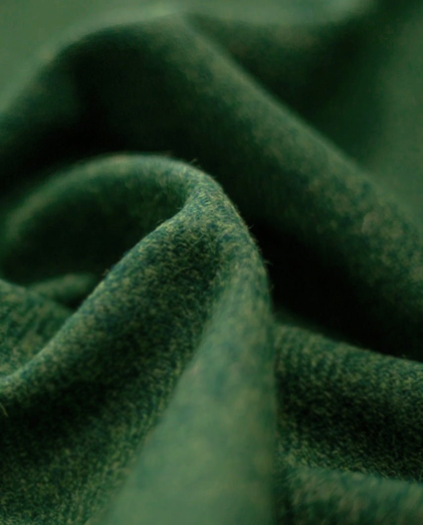 Harris Tweed Mütze ''Henry Cap'' in green Twill - Wellington of Bilmore
