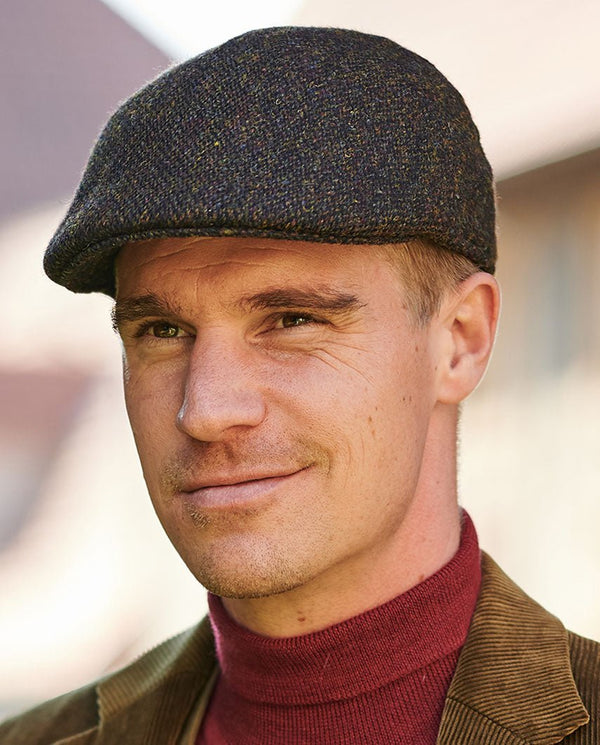 Harris Tweed flatcap "Henry Cap" in multicolor