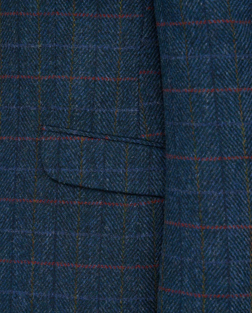 Harris Tweed Sakko ''London'' in royal navy Tweed - Wellington of Bilmore