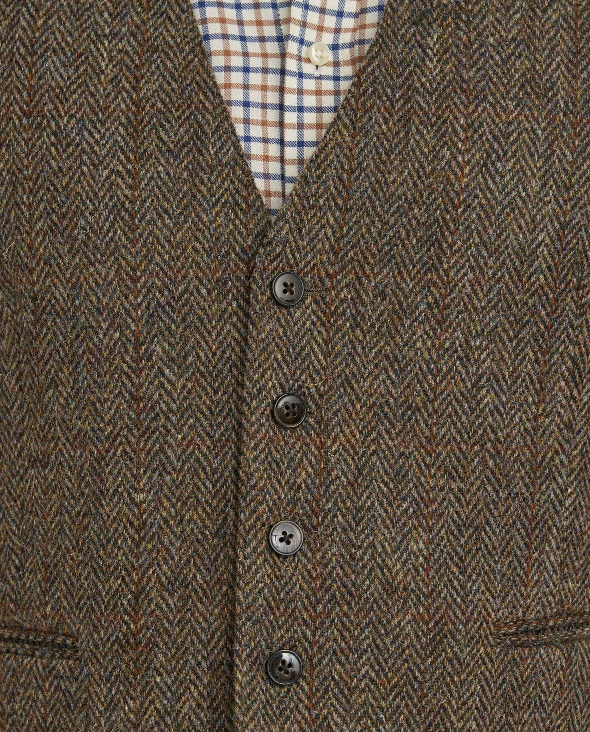 Harris Tweed Weste ''Tailor'' in evergreen - Wellington of Bilmore