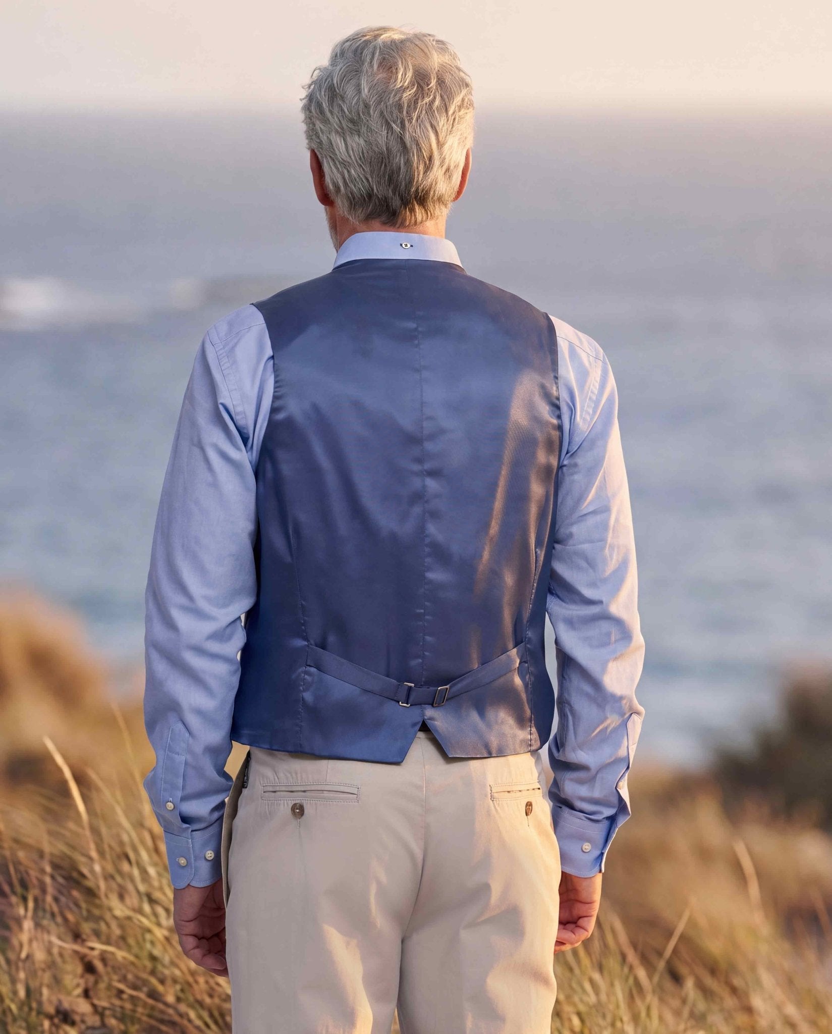 Harris Tweed Weste ''Tailor'' in Lord's Overcheck - Wellington of Bilmore