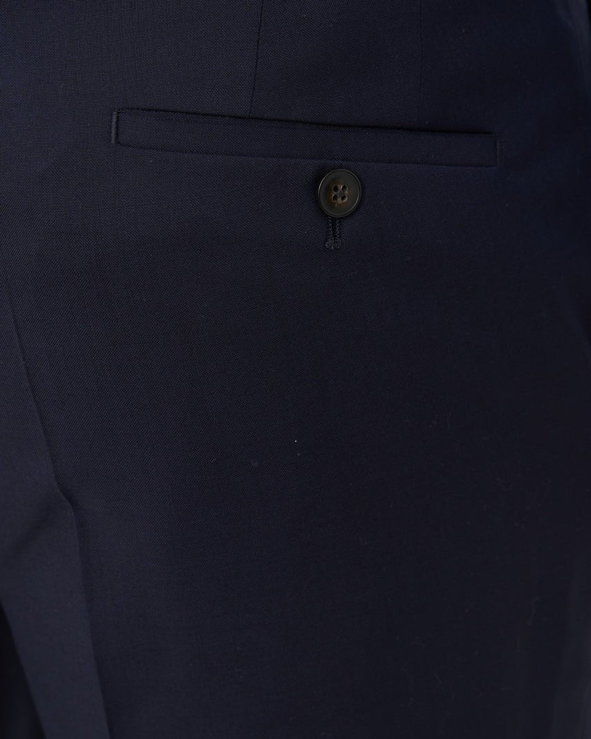 Herren-Chino ,,Mr. Miller MF Suit'' in navy aus feiner Super-100’s-Schurwolle - Wellington of Bilmore