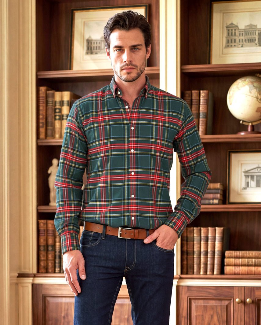 Herrenhemd ‚,Steward'‘ mit Button-Down-Kragen – the shirt - Wellington of Bilmore