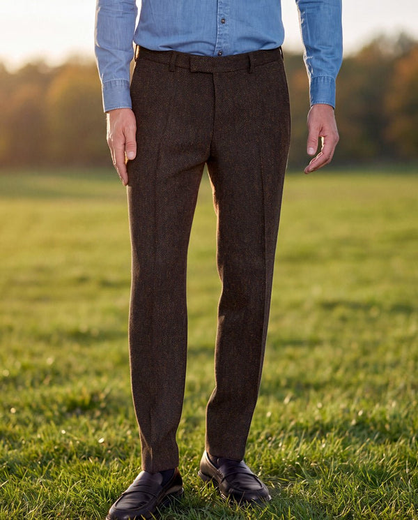 Mr. Miller - Harris Tweed broek in Multicolor