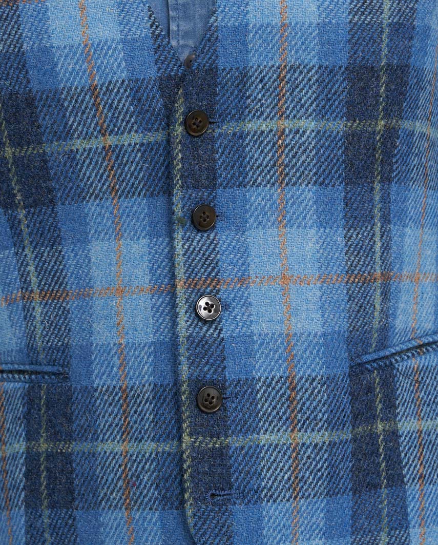 Tailor - Harris Tweed Weste in jeans herringbone - Wellington of Bilmore